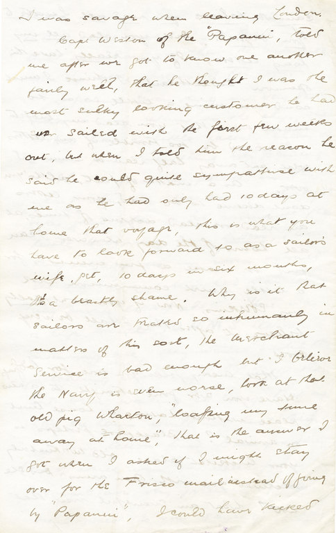 Letter from William Colbeck to Edith Robinson DUNIH 1.003