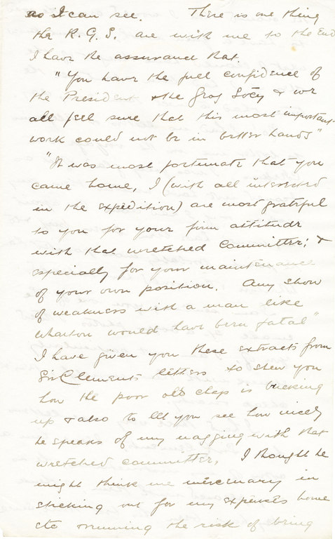 Letter from William Colbeck to Edith Robinson DUNIH 1.003