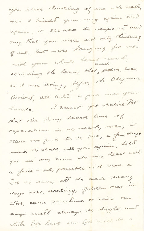 Letter from William Colbeck to Edith Robinson DUNIH 1.007