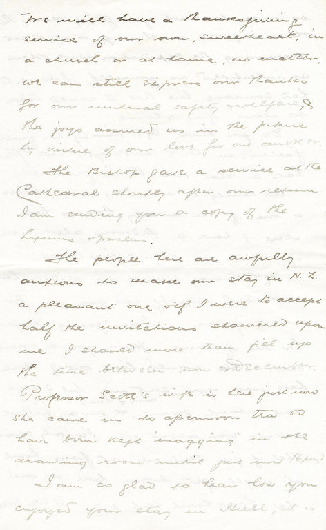 Letter from William Colbeck to Edith Robinson DUNIH 1.009