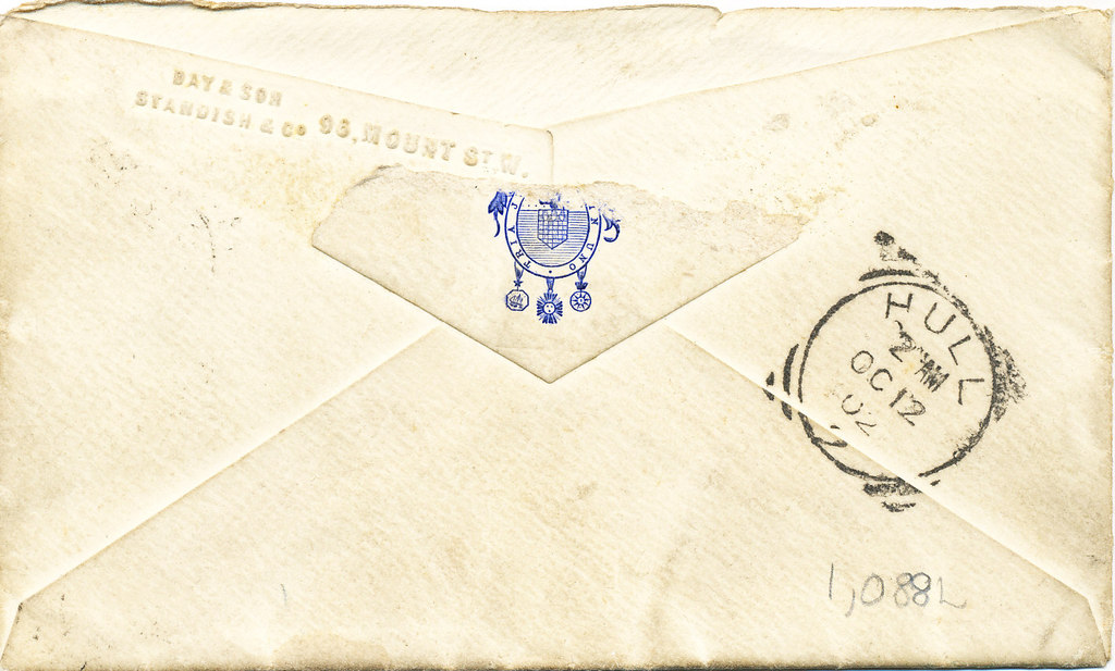 Envelope containing letters sent to Colbeck DUNIH 1.088