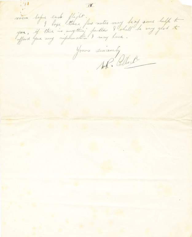 Letter re. W.R.Colbeck's time on the Discovery DUNIH 1.156