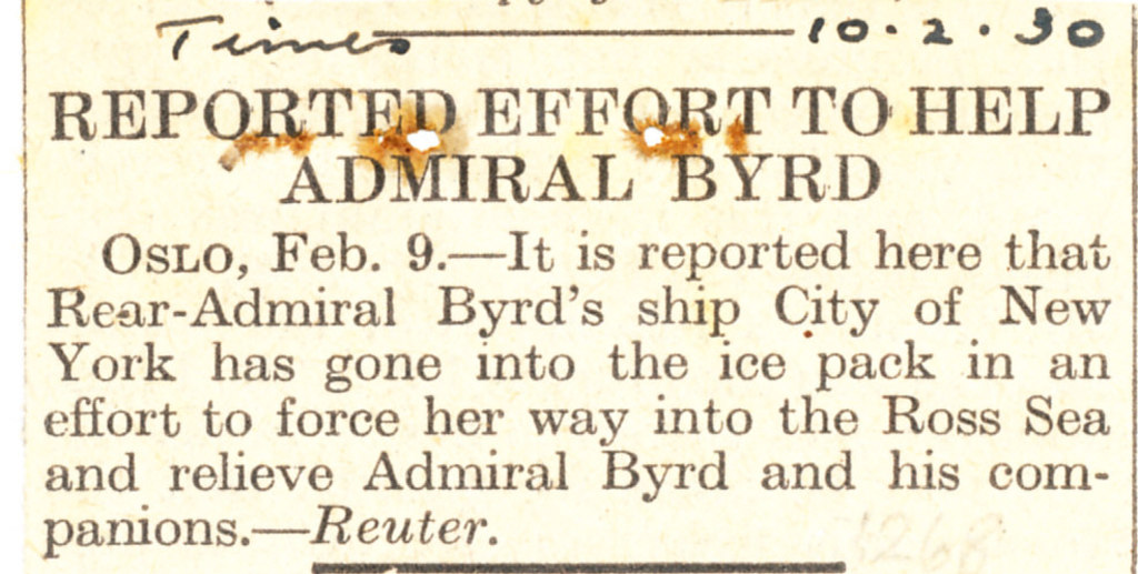 Byrd, Commander DUNIH 1.268