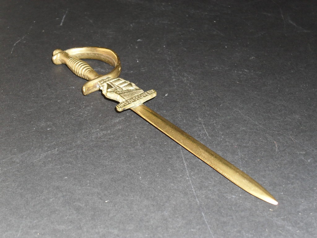 Letter Opener found on the Discovery during restoration DUNIH 13