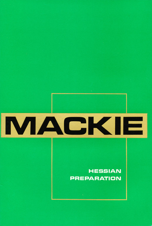 Mackie Hessian Preparation Booklet DUNIH 144.15