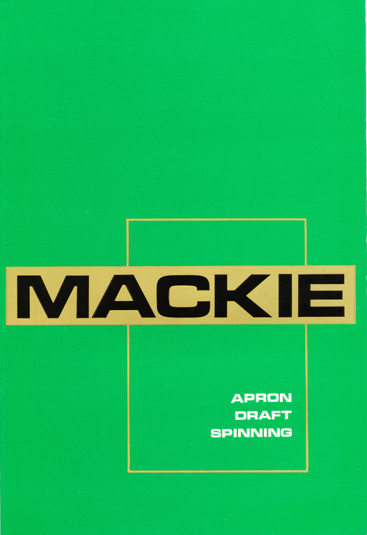 Mackies Apron Draft Spinning Booklet DUNIH 144.17