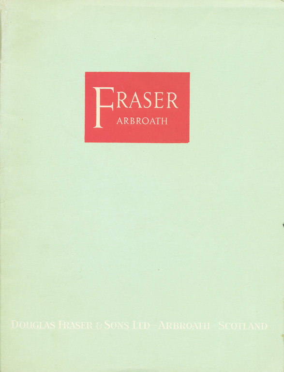 Folder containing information on Fraser Arbroath DUNIH 164