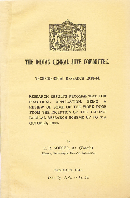 Technological Research 1938-44 Results by C.Nodder, DUNIH 2007.1.4.1