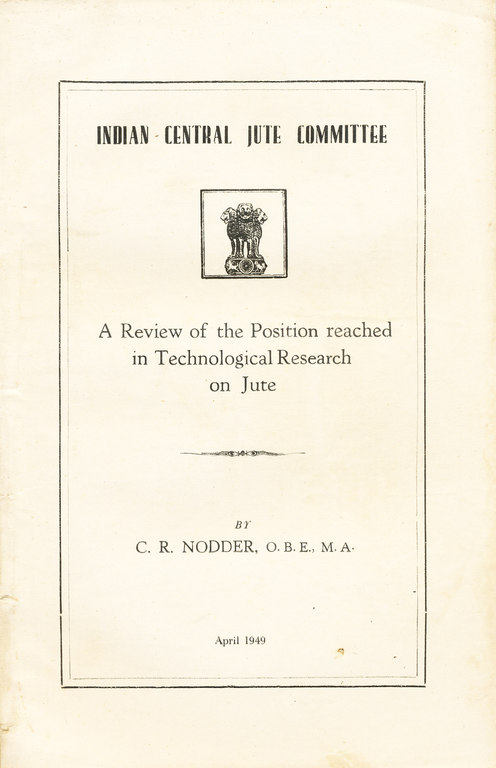 A Review of Technological Research on Jute DUNIH 2007.1.8