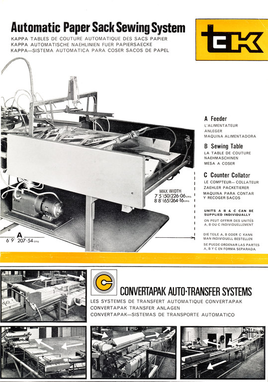 Thomas C. Keay, Convertapak Machines Brochure DUNIH 2008.49.2