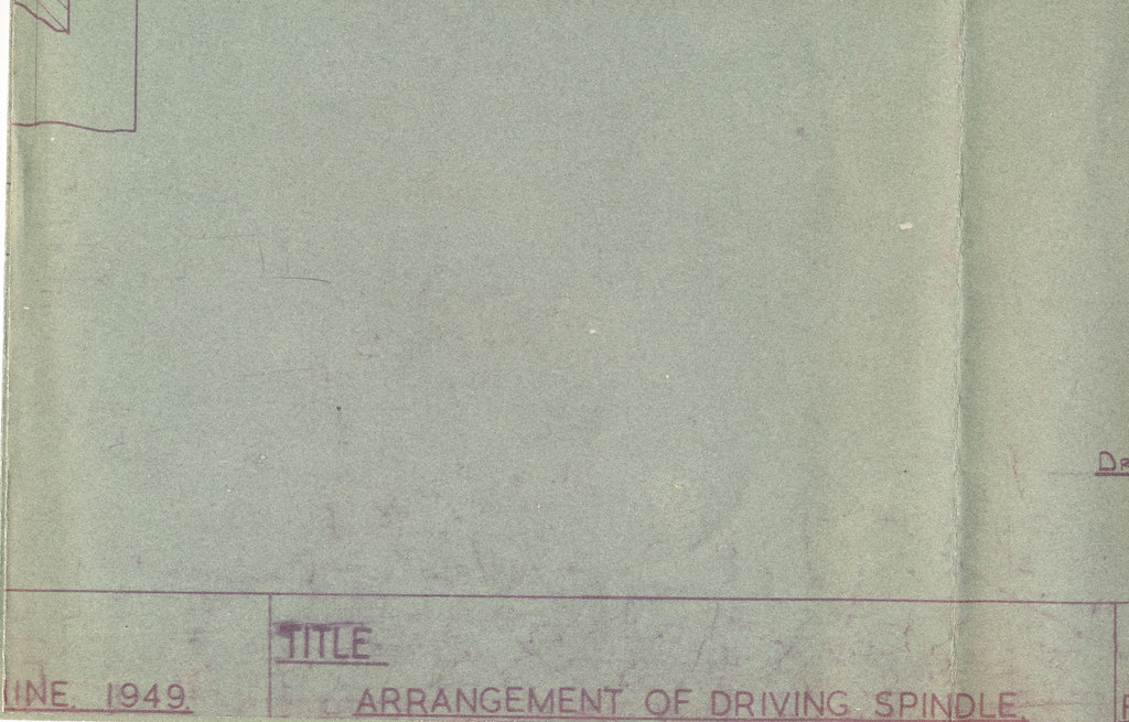Arrangement of Driving Spindle DUNIH 2009.85.13