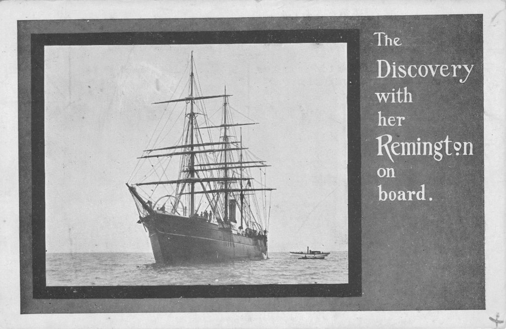 The Discovery with her Remington on board. DUNIH 24