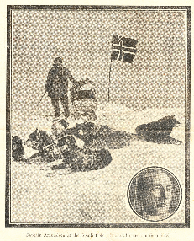 Newspaper clippings relating to Terra Nova Expedition DUNIH 278.18
