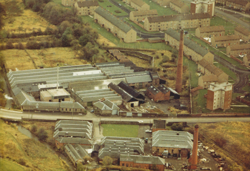 Aerial view of Dundee Bleachworks DUNIH 353.19