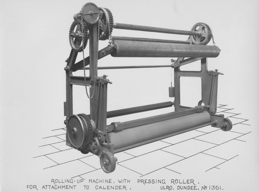 ULRO - Rolling up machine to be attached to calender DUNIH 393.59