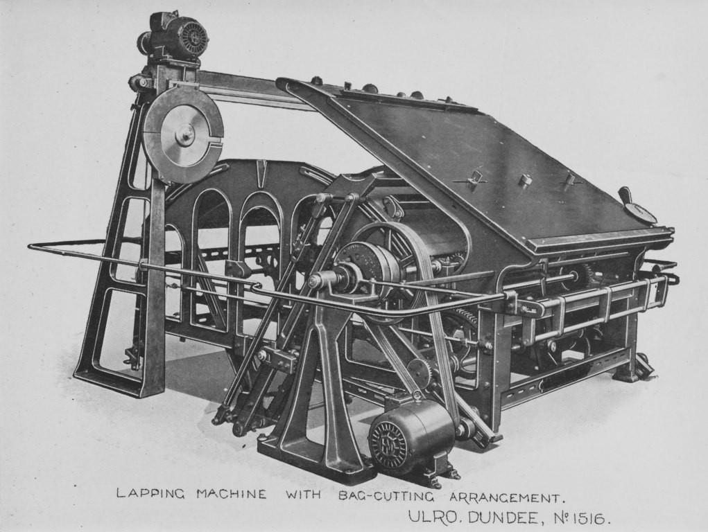 ULRO - Lapping or folding machine with bag cutting DUNIH 394.180