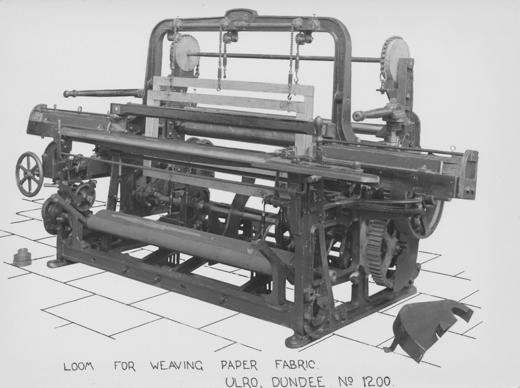 ULRO - Loom for weaving paper fabric DUNIH 394.88