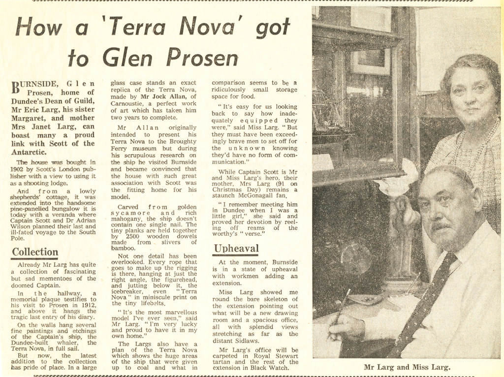 'How a Terra Nova got to Glen Prosen' DUNIH 4.23