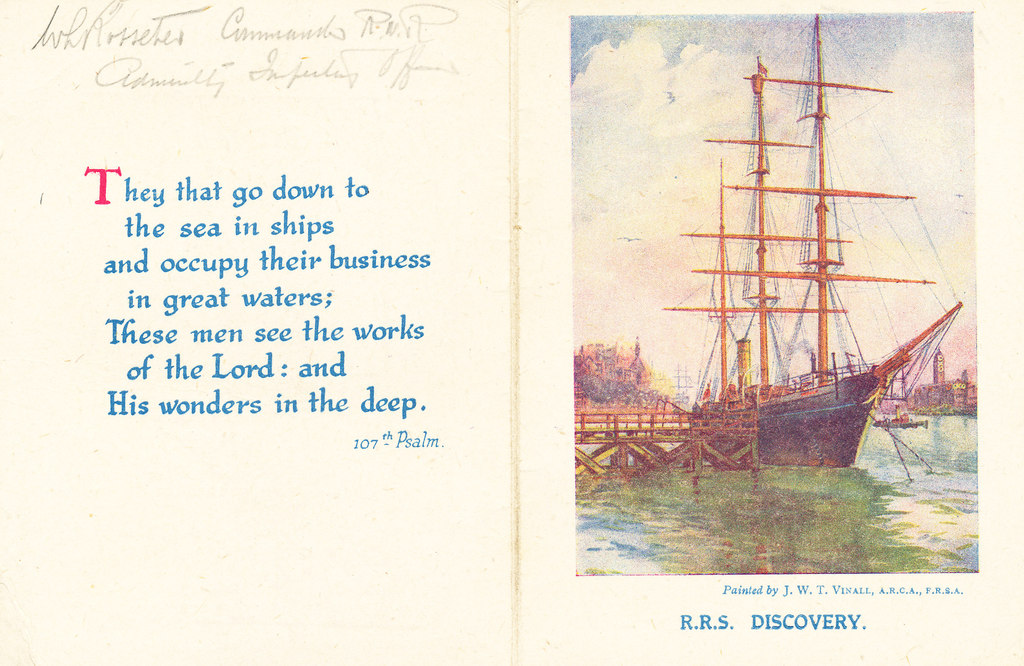 Sea Scouts Exhibition Souvenir Card DUNIH 406.1