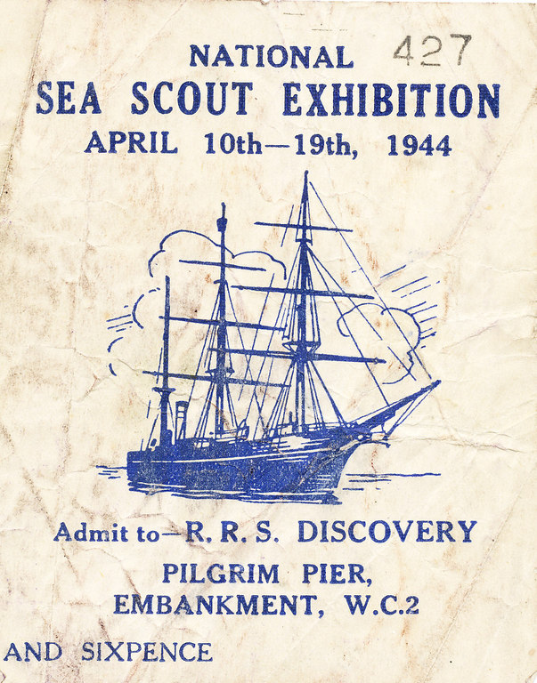 Sea Scouts Exhibition Ticket DUNIH 406.2