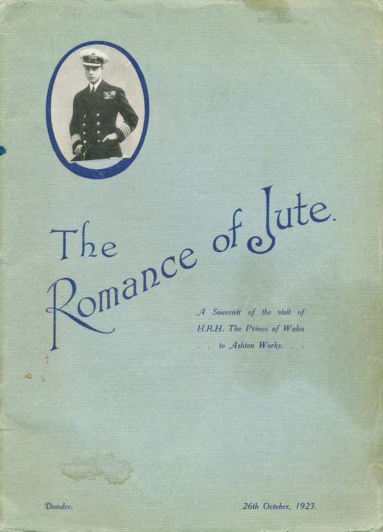 The Romance of Jute - Souvenier Royal visit DUNIH 407.4
