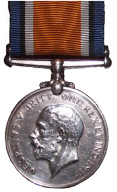 Thomas Whitfield\'s British War Medal 1914-1918 DUNIH 430.6