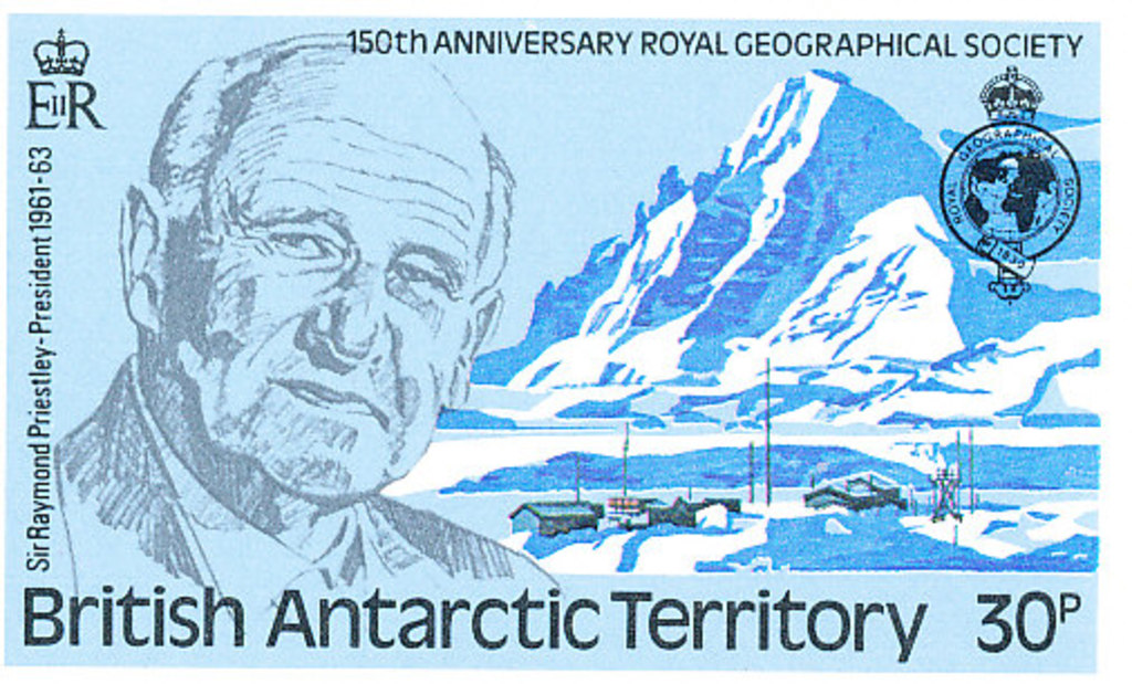 Royal Geographical Society 150th Anniversary Stamps DUNIH 438.2