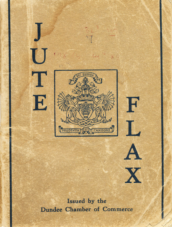 Booklet, entitled 'Jute, Flax' DUNIH 44