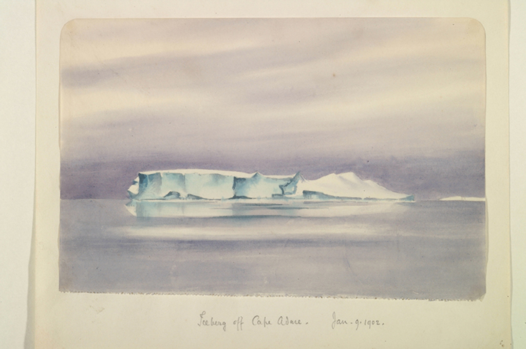 Iceberg off Cape Adare, Jan 9, 1902 DUNIH 442.1