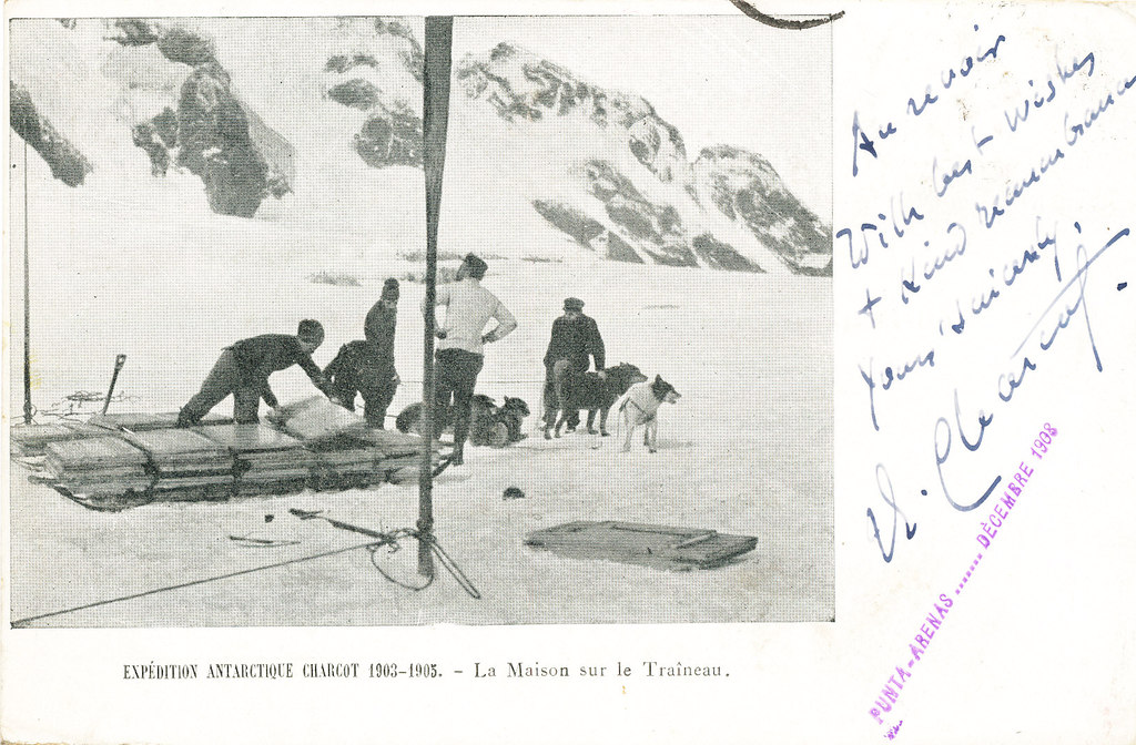 Postcard from J. Charcot of French Antarctic Expedition K 12.4