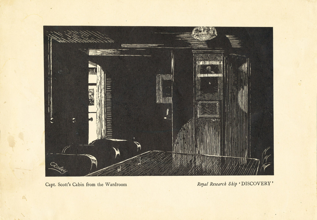 Scott's cabin from wardroom on R.R.S.Discovery K 22.10