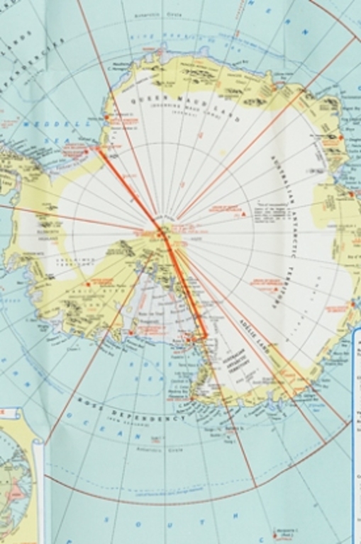 Map of Antarctica K 22.17