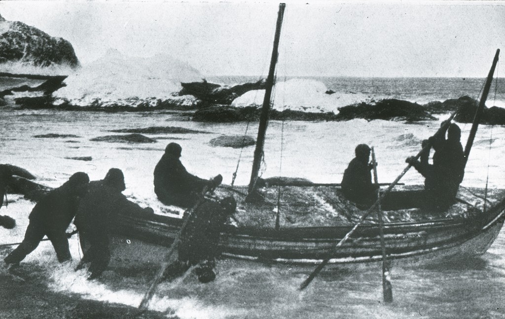 The launching of the James Caird from Elephant island ROY.30.2.3