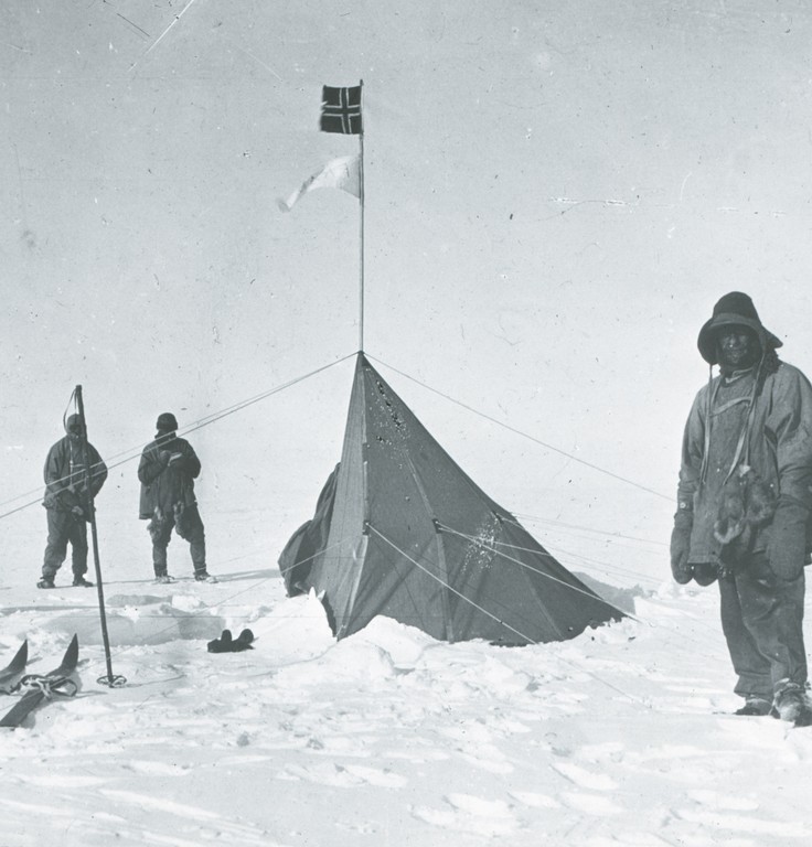 Amundsen's tent at the South Pole ROY.30.2.48
