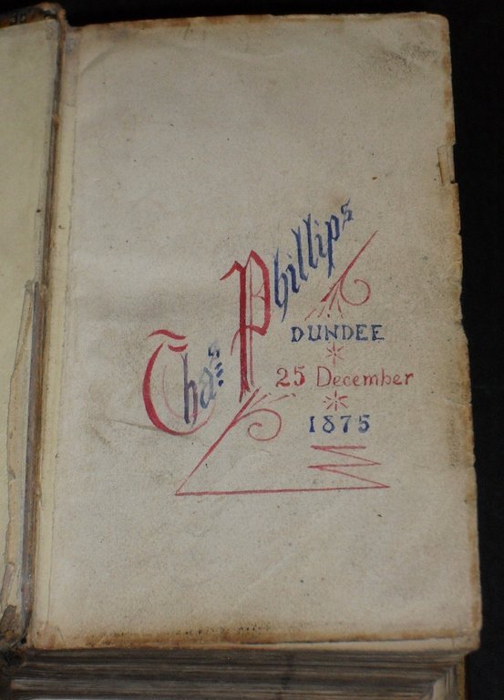 The Holy Bible given to a 12 year old C.G.L Phillips DUNIH 454.3