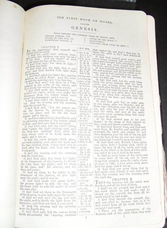 Comprehensive Teacher's Bible belonging to C Phillips DUNIH 454.5