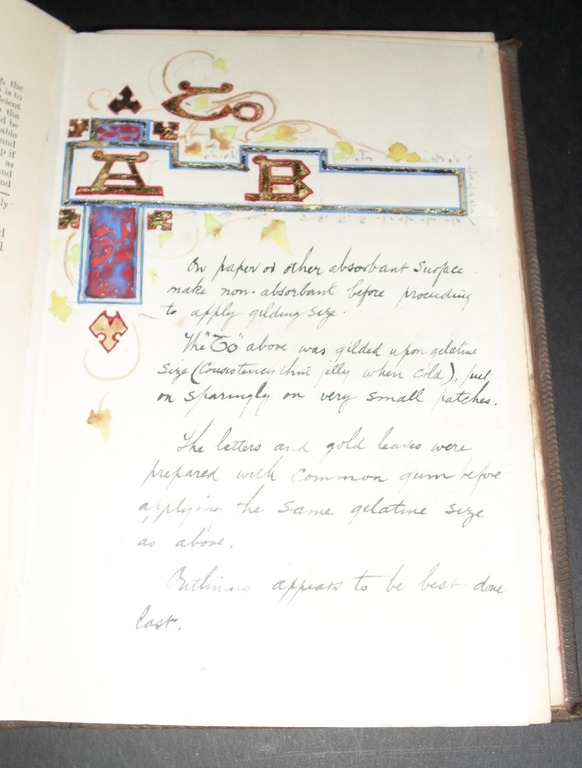 Manual of Illumination owned by Charles Phillips DUNIH 454.8