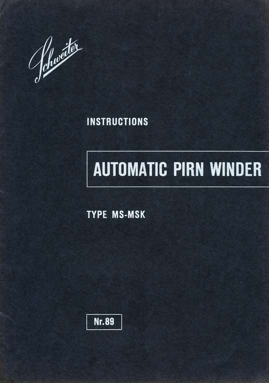 Automatic pirn winder DUNIH 176.13