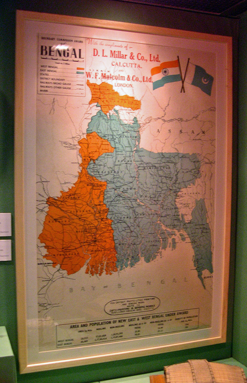 Map of Boundary Commission Award of Bengal DUNIH 2013.23