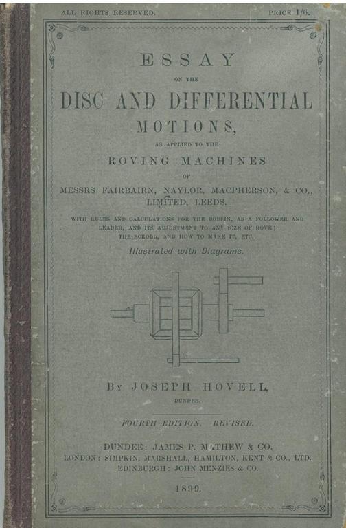Differential Motions applied to Roving Machines DUNIH 55.18