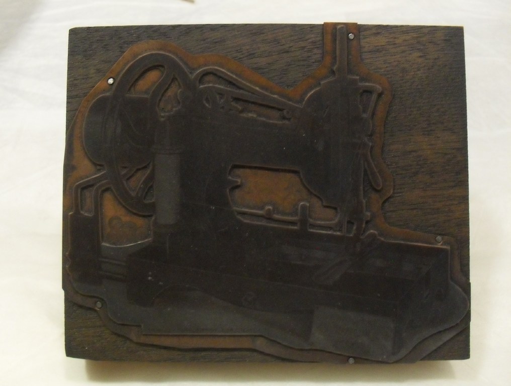 Photogravure printing block of sewing machine DUNIH 284.1