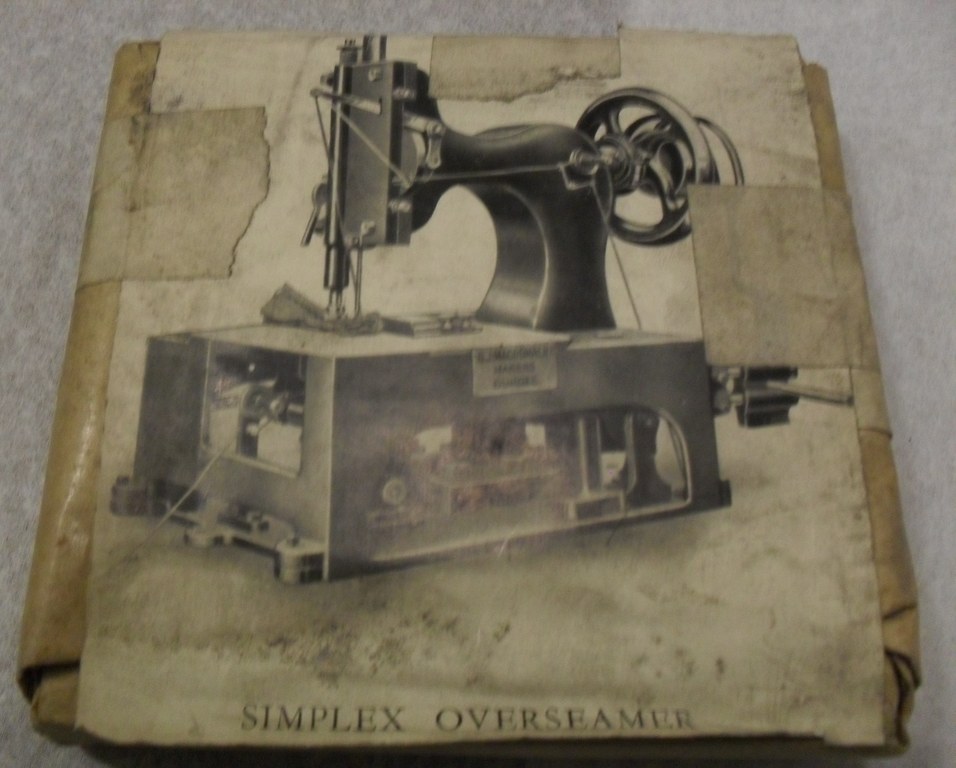 Wrapped printing block of simplex overseamer DUNIH 284.76