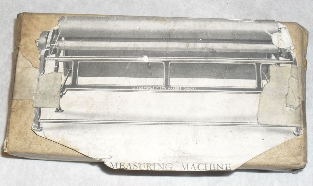 Wrapped printing block of measuring machine DUNIH 284.84