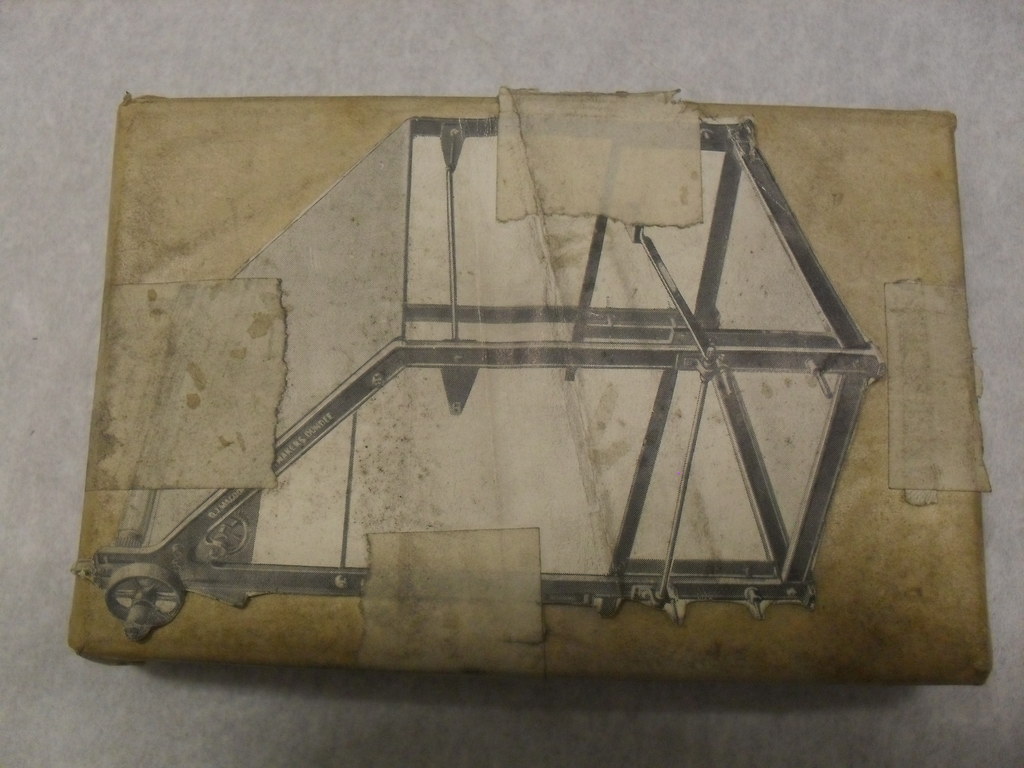 Wrapped printing block of unidentified machine DUNIH 284.105