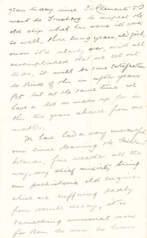 Letter from William Colbeck to Edith Robinson DUNIH 1.006