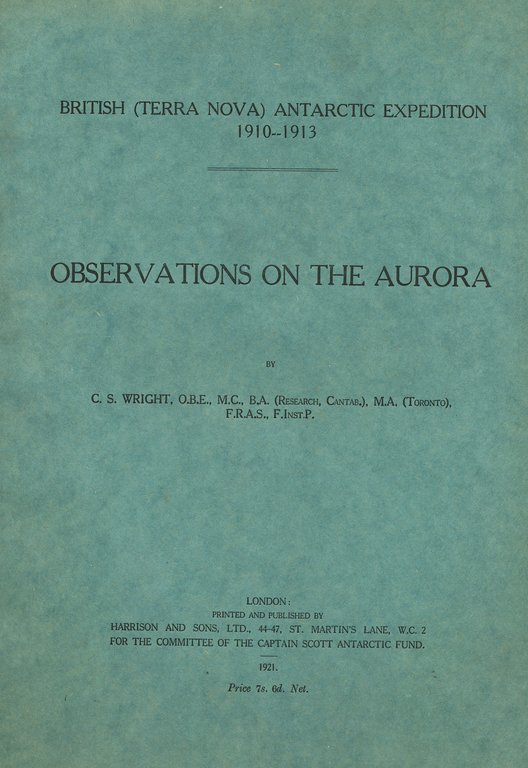 Report on the Observations on the Aurora DUNIH 2014.14.8