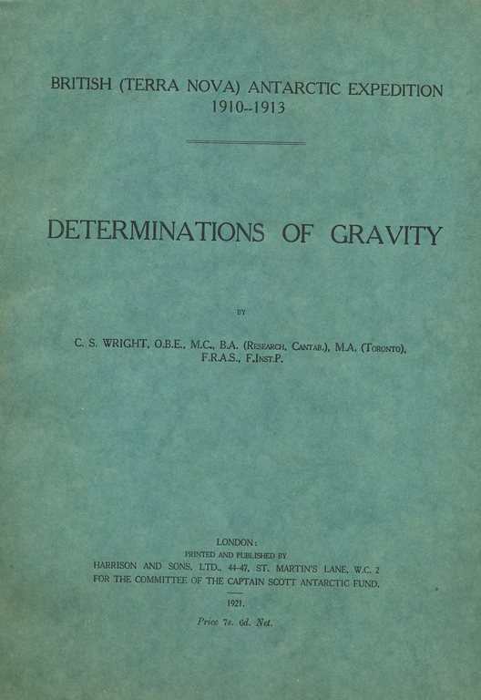 Report on the Derminations of Gravity DUNIH 2014.14.9