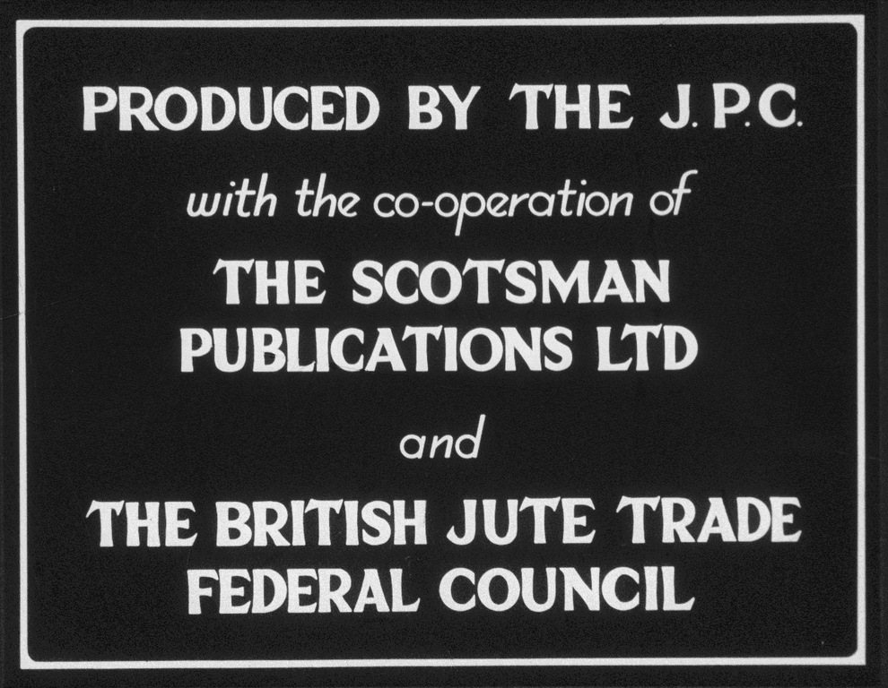 'Jute making in Scotland' 35mm film DUNIH 253