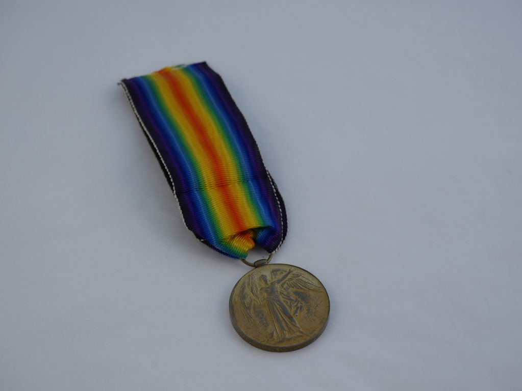 Allied Victory Medal presented to Frank Plumley DUNIH 2016.30.9