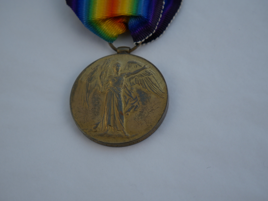 Allied Victory Medal presented to Frank Plumley DUNIH 2016.30.9